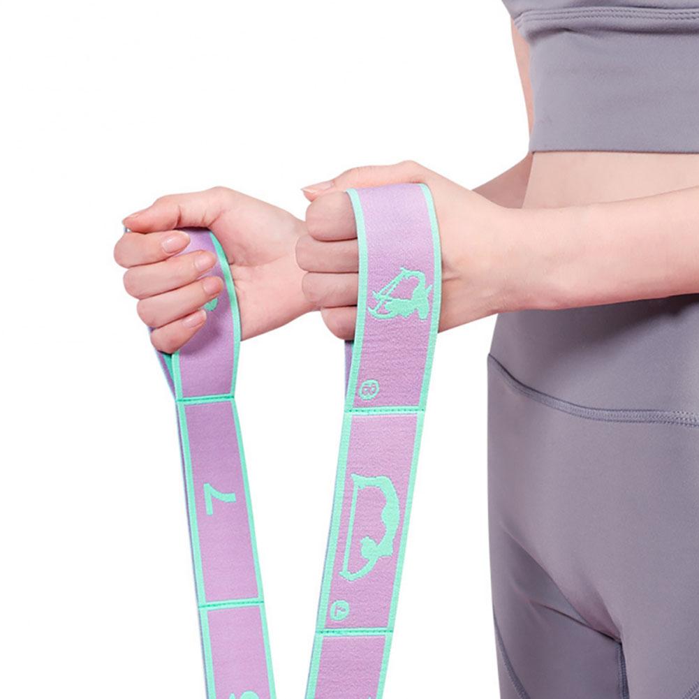 Yoga Stretch Resistance Bands Soft Non-slip Multifunctional Weight Loss Fitness Elastic Band For Physical Therapy