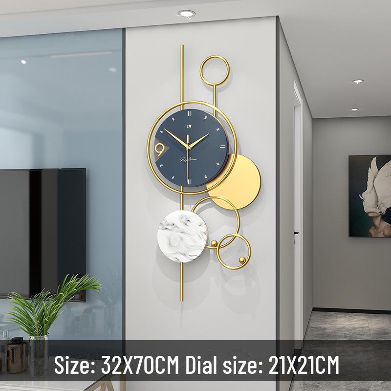

Современные роскошные настенные кварцевые часы – простой, креативный декор для гостиных