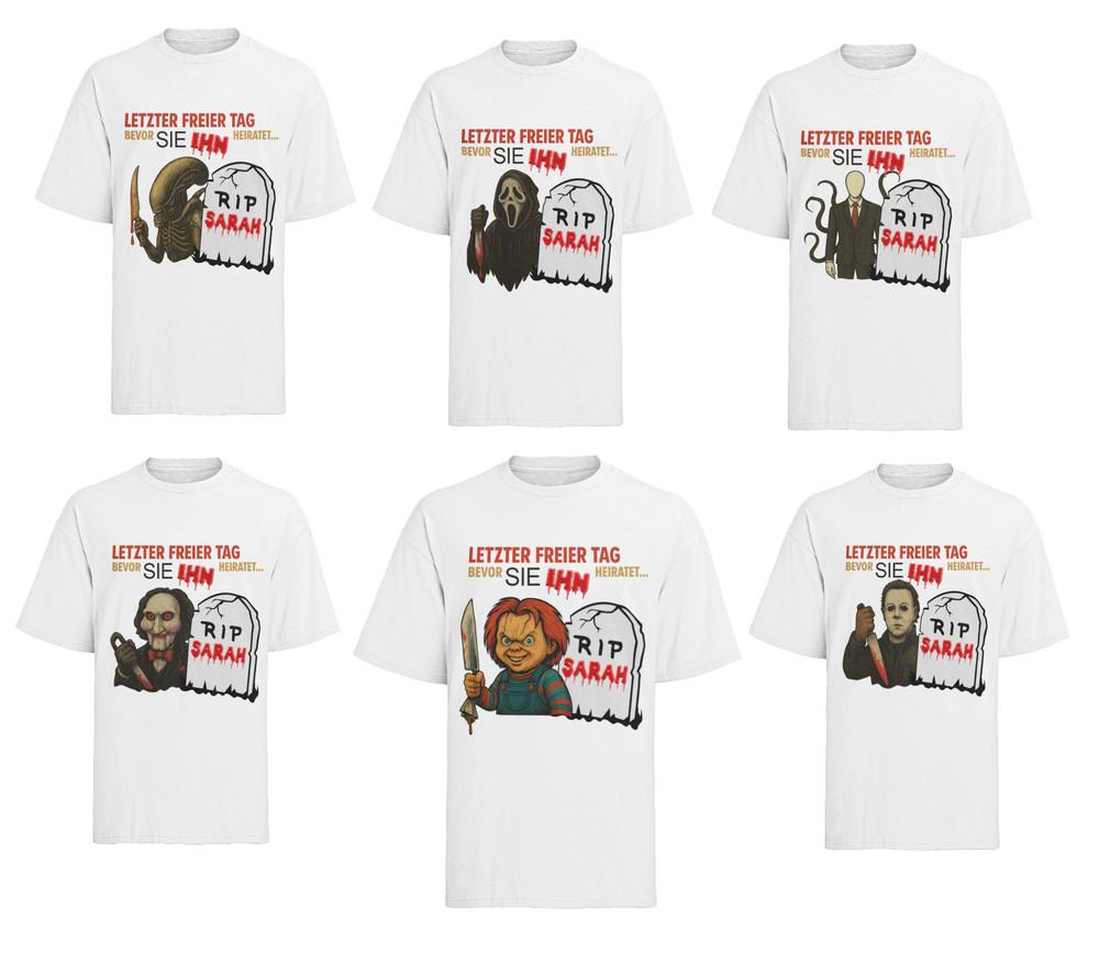 

Horror Movie JGA Marriage Carnival Hen Party Ladies Shirt S-XXXL 4XL