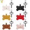 Spot PU Leather Bone-Shaped Pet Waste Bag Dispenser for Cats and Dogs