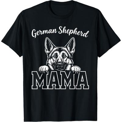 Berger Allemand Maman Amoureux de Chien Propriétaire d'Animal de Compagnie Femmes Enfants Filles T-Shirt