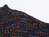 Autumn Winter Floral Yarn Chunky Knit High Neck Sweater - Women's Loose Fit