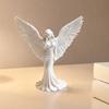 3D Printed Elegant Angel Figurine with Large Wings Decorative Angel Statue Angel Art