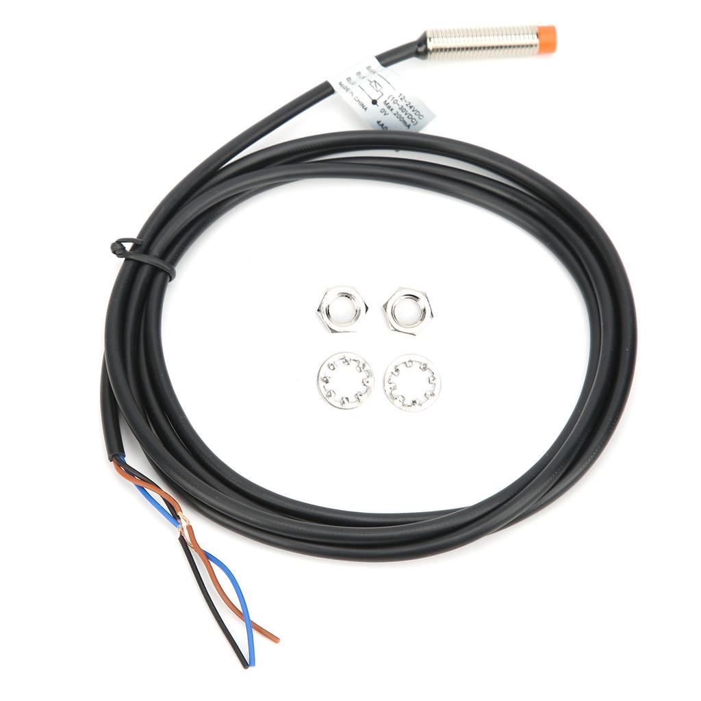 BERM-Näherungsschalter, nicht eingebettet 3?Kabel PNP NO Wasserdichter Sensor DC12?24 V PR08?2DP