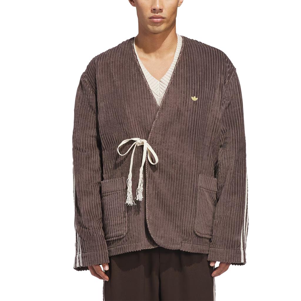Adidas Originals x Clot by Edison Chen striped corduroy jacket JM2827