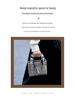 2025 Dika High-End Rich Lady Starry Handbag: Elegant and Chic Fragrant Style Bag