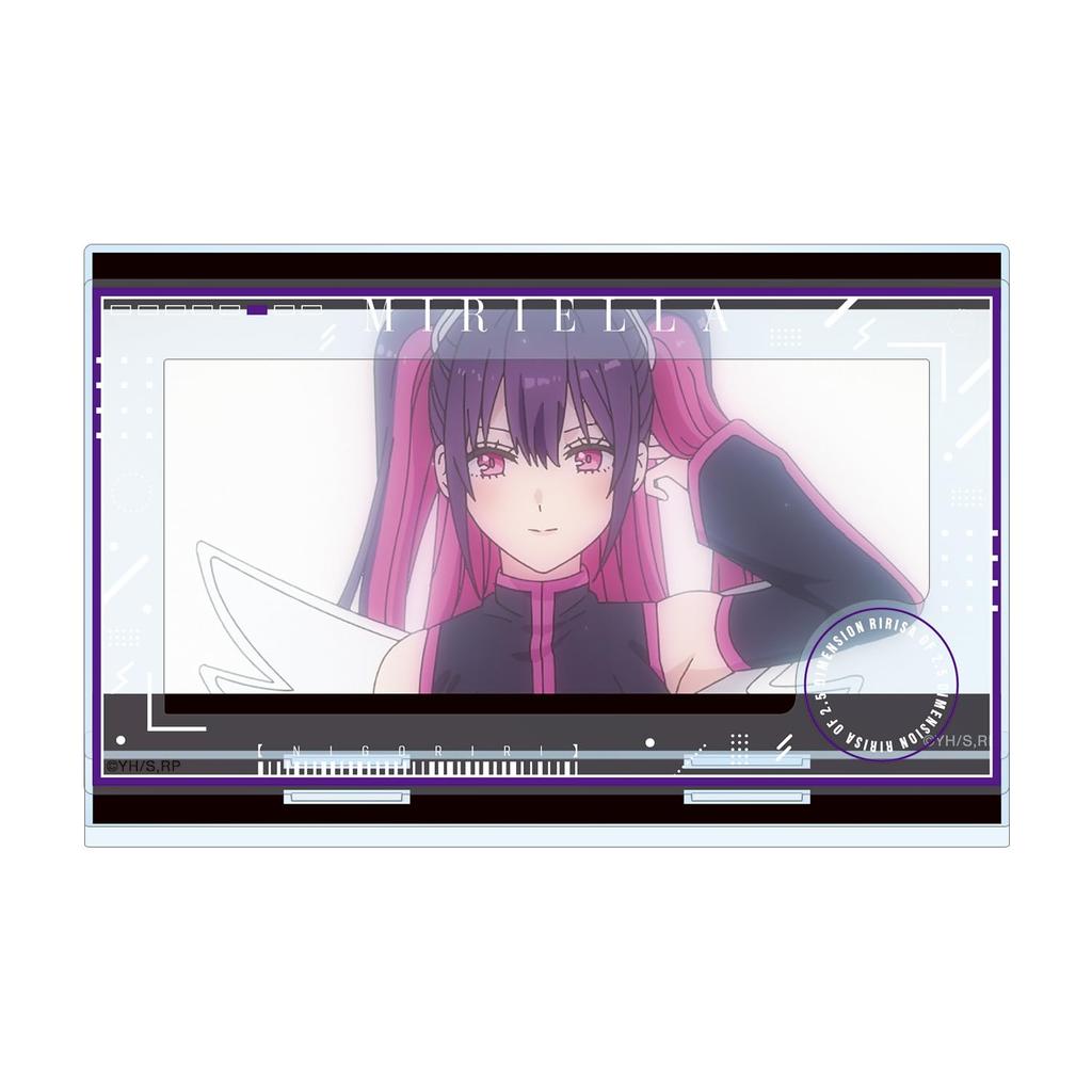 TV anime "2.5-Dimensional Temptation" Miriella Angel Airborne Corps Big Acrylic Stand with Scene Parts