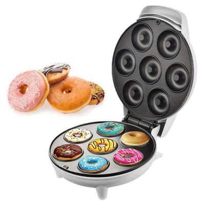 1PC Elektrický stroj na výrobu koblih se 7 otvory Mini 220V automatický 1200W nepřilnavý domácí spotřebič na pečení dortů donutů Domácí