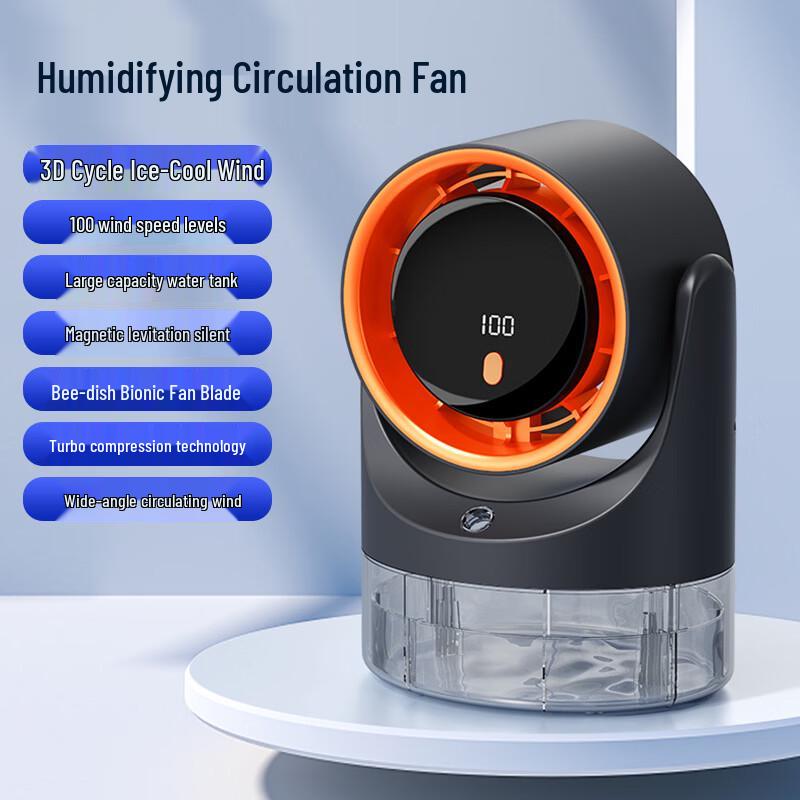 LISM Rechargeable Humidifying Spray Fan