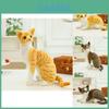 Realistische Plüschkatze Spielzeug Lebensechtes Kurzhaar Kätzchen Stofftier Puppe Großhandel