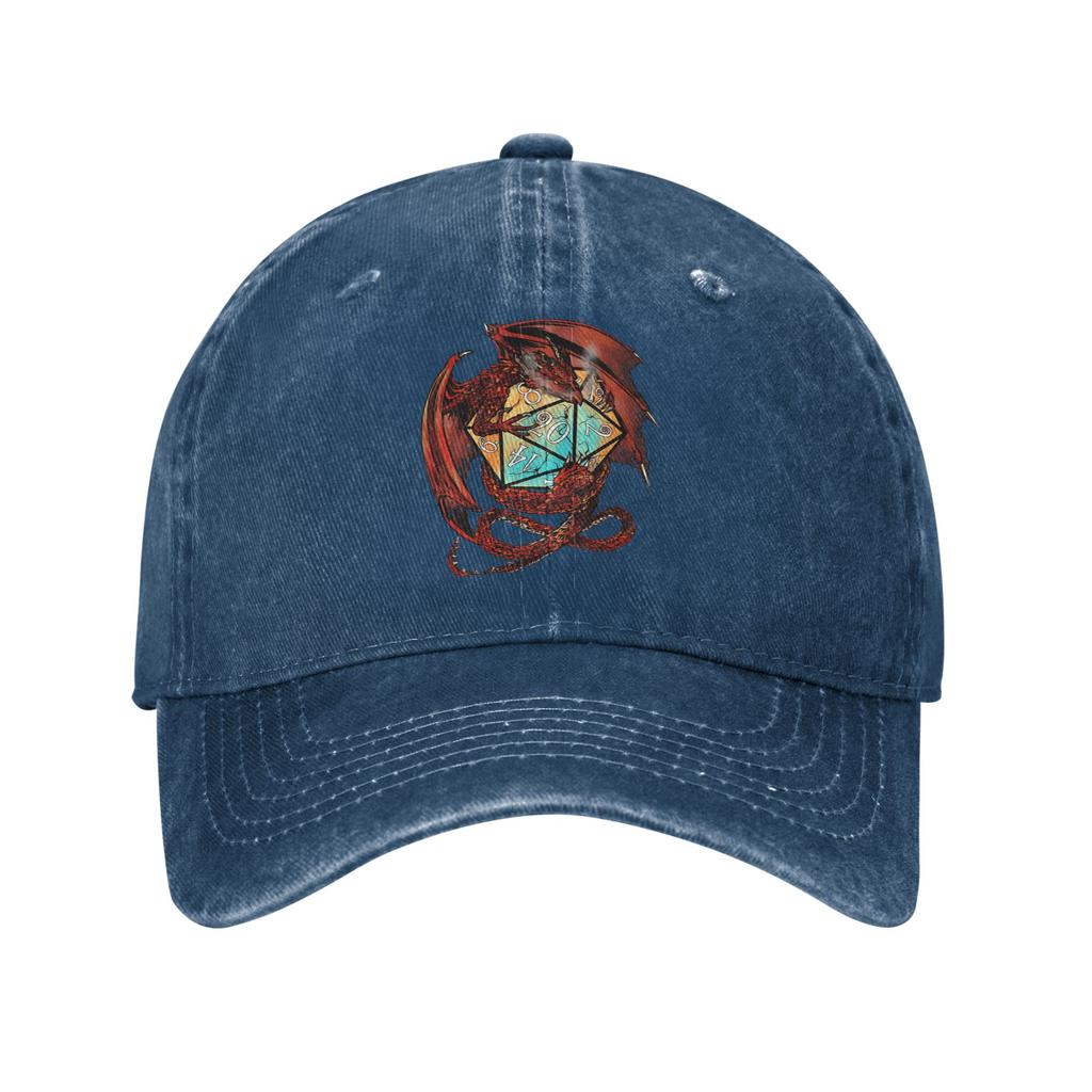 DDungeon Dragon DnD Master Sun Baseball Cap  Casual FeUnisex Unisex Washed Trucker Hat Hot Sale Baseball Caps Birthday Present