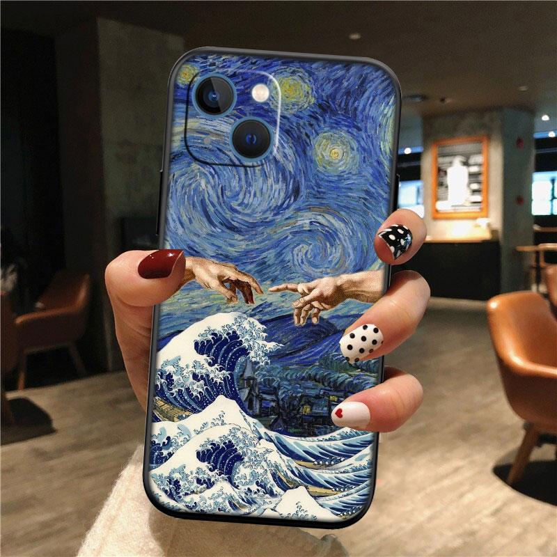 IK65 Starry Night Van Gogh New High-End Shell Phone Case for Redmi Note 8 9 Pro Max 9S 9T 9C NFC 8T 8A 10A A4