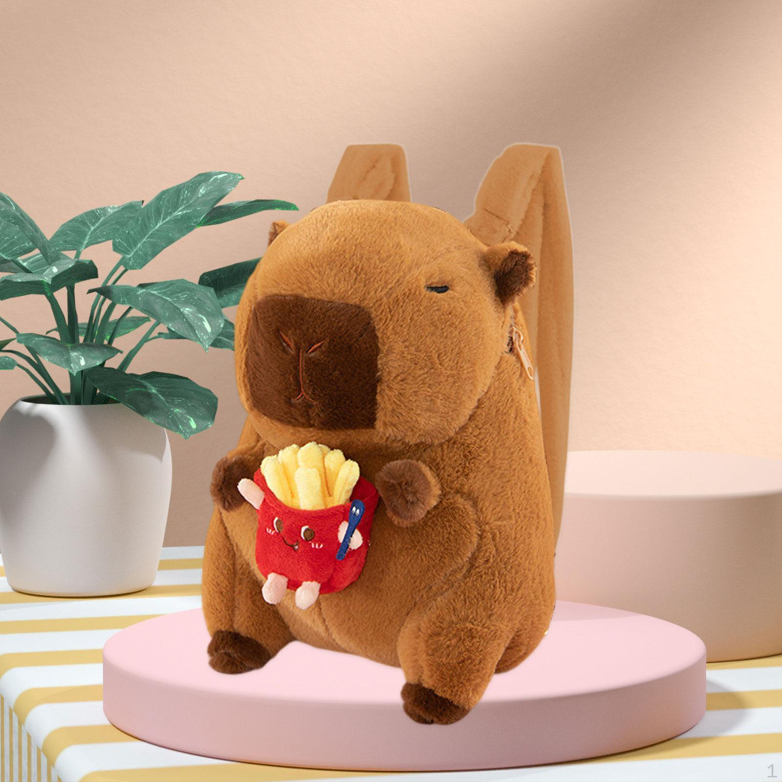 

Рюкзак Capybara с мультяшной милой плюшевой игрушкой для фестиваля дня рождения Fries