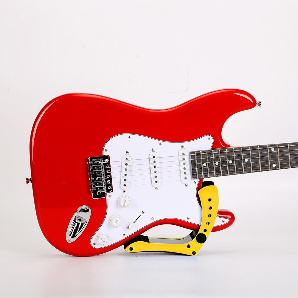 Acrylic Electric Guitar Support Stand Vertical Guitar Rack For Electric Guitars жёлтый
