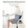 Ergonomic Seat Cushion with Backrest,Suitable for Long Sitting,Car Driving & Desk Work,Washable Office Chair Pad with Posture