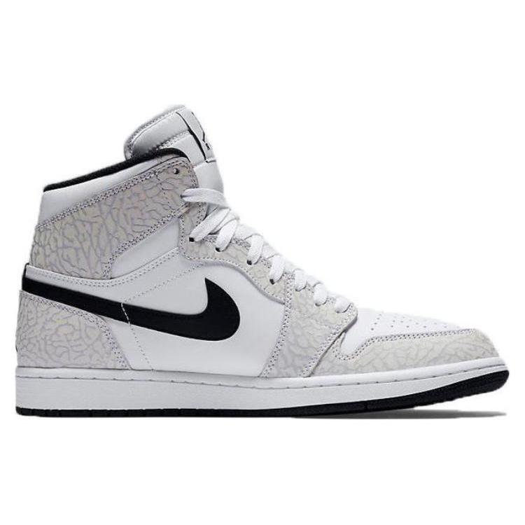 Jordan 1 Retro High Premium White Black GS 838850-106