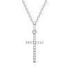 Punk Cross Cross Necklace Zircon Clavicle Chain New Pendants  for Women Men