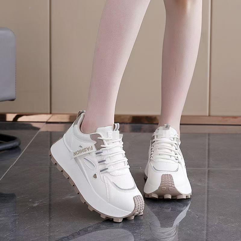 

High-value new dad shoes women s autumn sports running shoes thick-soled height-increasing small casual shoes 40
