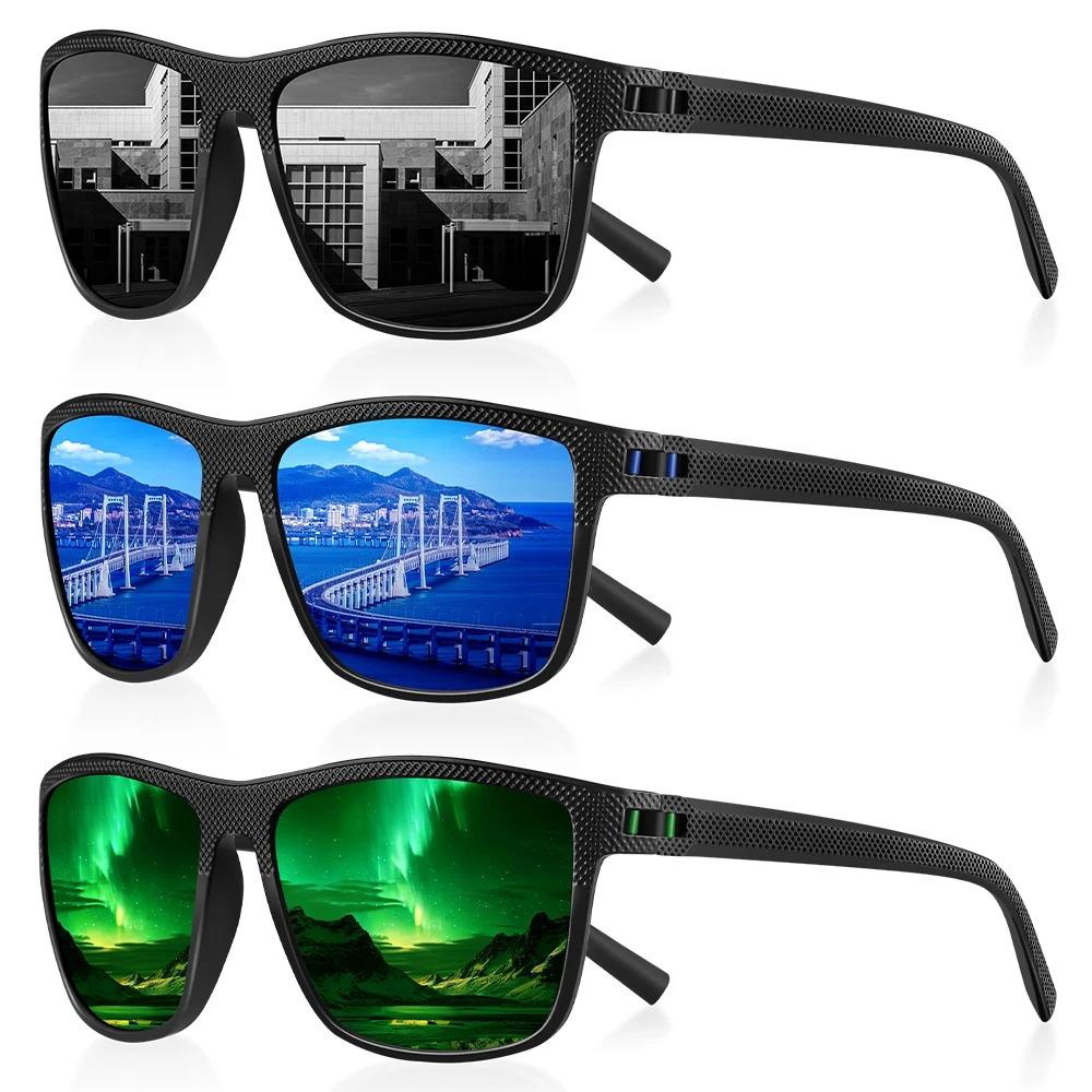 

CRIXALIS 3 шт. Модные квадратные поляризационные солнцезащитные очки для мужчин и женщин, ретро, для активного отдыха, рыбалки, солнцезащитные очки, мужские, очки, оттенки, UV400 other