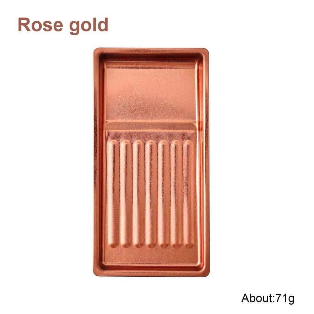 Stainless Steel Storage Tray Multifunctional Nail Art Plate Durable Metal Tray  For Nail Salon