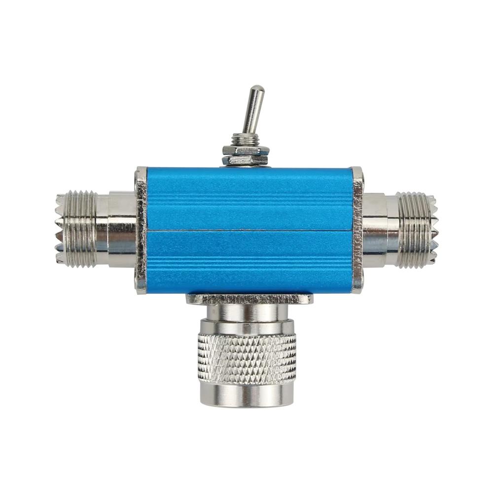 GGDX Manual Antenna Switch with Low Insertion Loss for VHF/UHF Car Radio Walkie-Talkie HF SDR