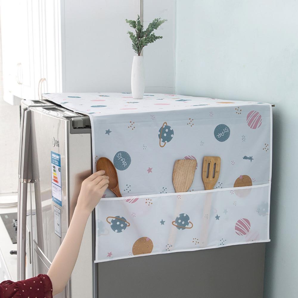 

Multifunctional Washing Machine Cover Cartoon Pattern Appliance Top Cover Restaurant