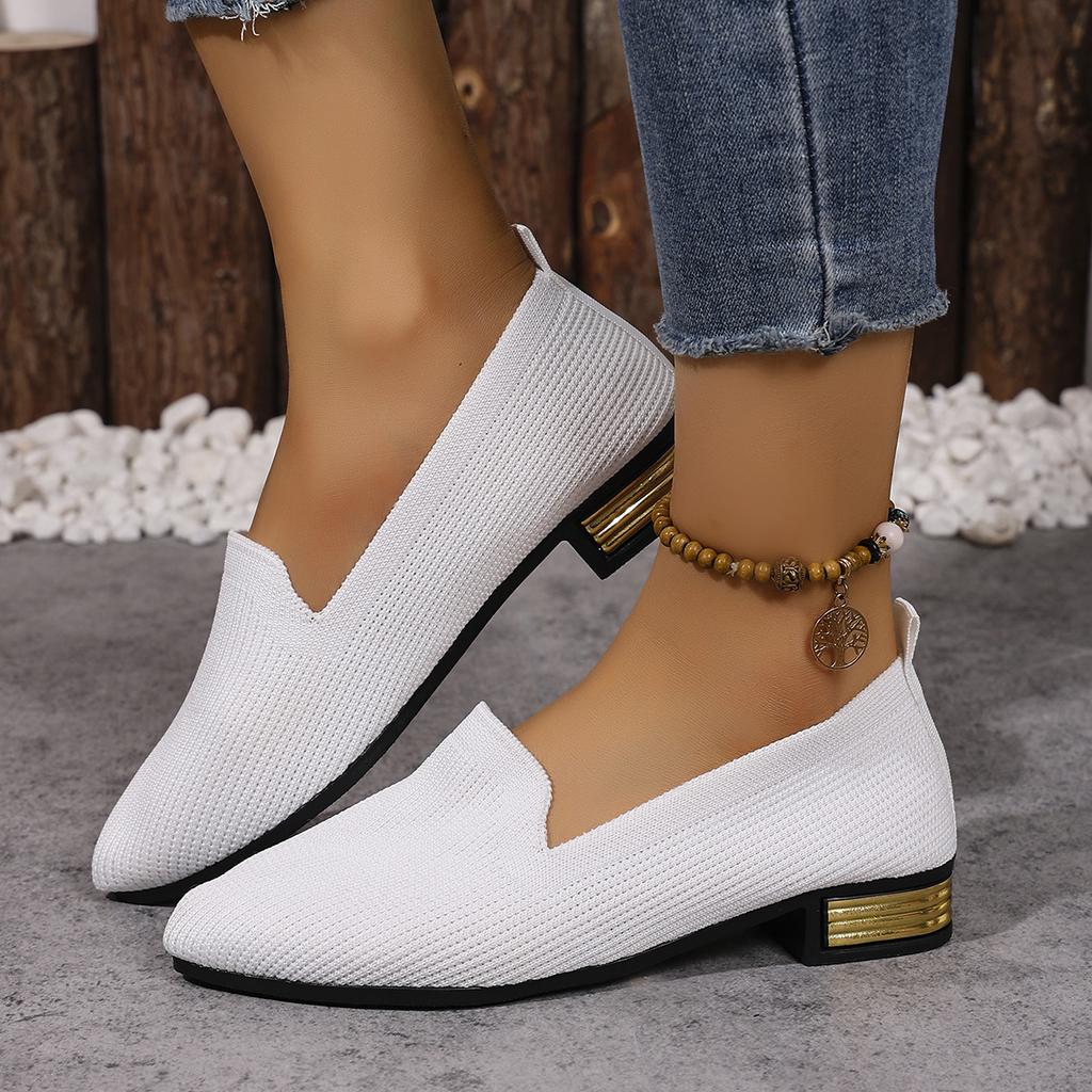 Mode 2025 Kvinnor Casual Bekväma Ballerinaskor Lätta Spetsiga Lätta Sneakers Kvinnor 2025 Vår Sommar Nya Utomhus Slip on Loafers