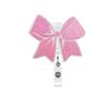 Id Clip Decorative Bow Embroidery Cloth Sticker Easy Pull Patch Sticker Cherry Bow Computer Embroidery Label Ironing
