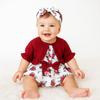 Flower Summer Baby Bodysuit Cotton False 2Piece Jumpsuit Dress Toddle Princess Dress  Birthday Gift