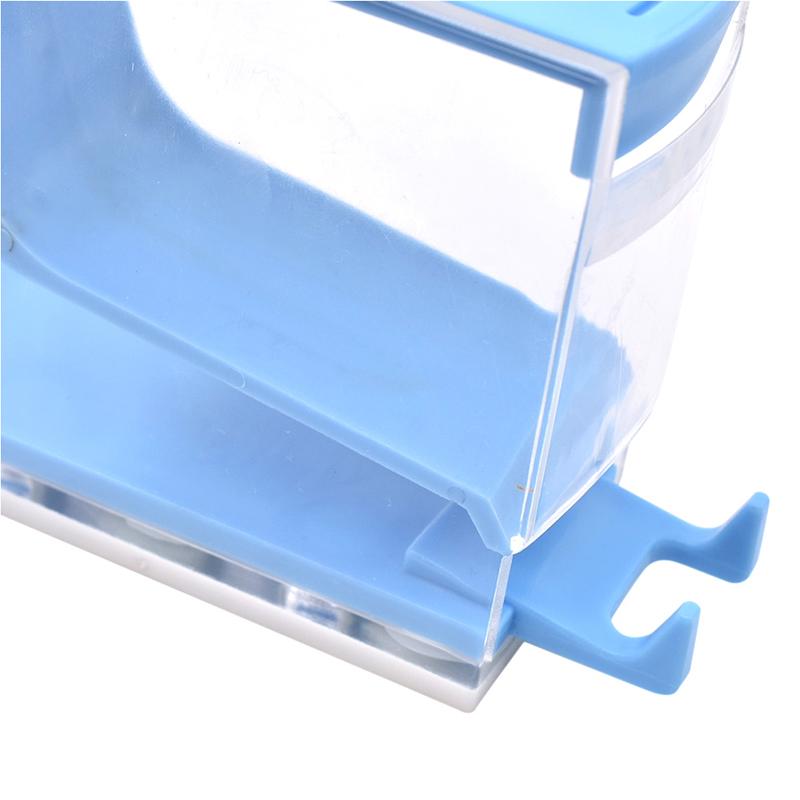 Dental Cotton Roll Dispenser Holder Press Type Box Holder Dental White Blue Color Orthodontics Products Dentistry Lab Supplies