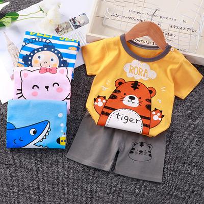 Kinder Sets Kinderkleidung Jungen Mädchen T-Shirt Shorts Sommer Baumwolle Kurzarm Baby Kinder Kleidung Anzug Baumwolle Komfort