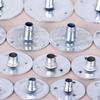 Pack of 100 Metal Candle Wick Sustainers Tabs for Handmade Candle Projects Tealight Wick Holders Clip DIY Accessories