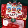 2024 Year of Dragon Folding Red Envelope Chinese Style Dragon Patterns Lucky Money Red Bag for Kids Friends Cute Good Lucky Paper Coin Purse