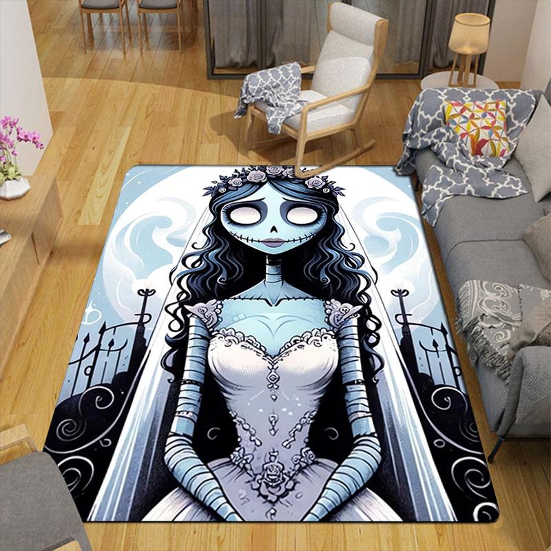 Corpse Bride Rug Floor Mat for Living Room or Bedroom Soft and Comfortable Carpet a Gift for Birthday and Holiday.NFF0928197