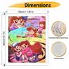 Disney Gravity Falls Oil Paint By Numbers Hand Painting Kit. Cartoon Anime Wall Home Decor Art Gift