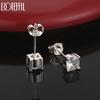 925 Sterling Silver AAA Zirconia Earrings - Banquet Pendant Jewelry