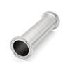 Length43/100/152/200/254/300mm Sanitary Stainless Steel 304 Pipe Fitting Spool Tube With Clamp OD19/25/38/45/51 Ferrule