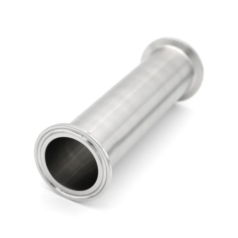 Length43/100/152/200/254/300mm Sanitary Stainless Steel 304 Pipe Fitting Spool Tube With Clamp OD19/25/38/45/51 Ferrule
