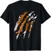 Tiger Claws Shirt Tiger Tee For Man Women Kids Wild Cat T-Shirt
