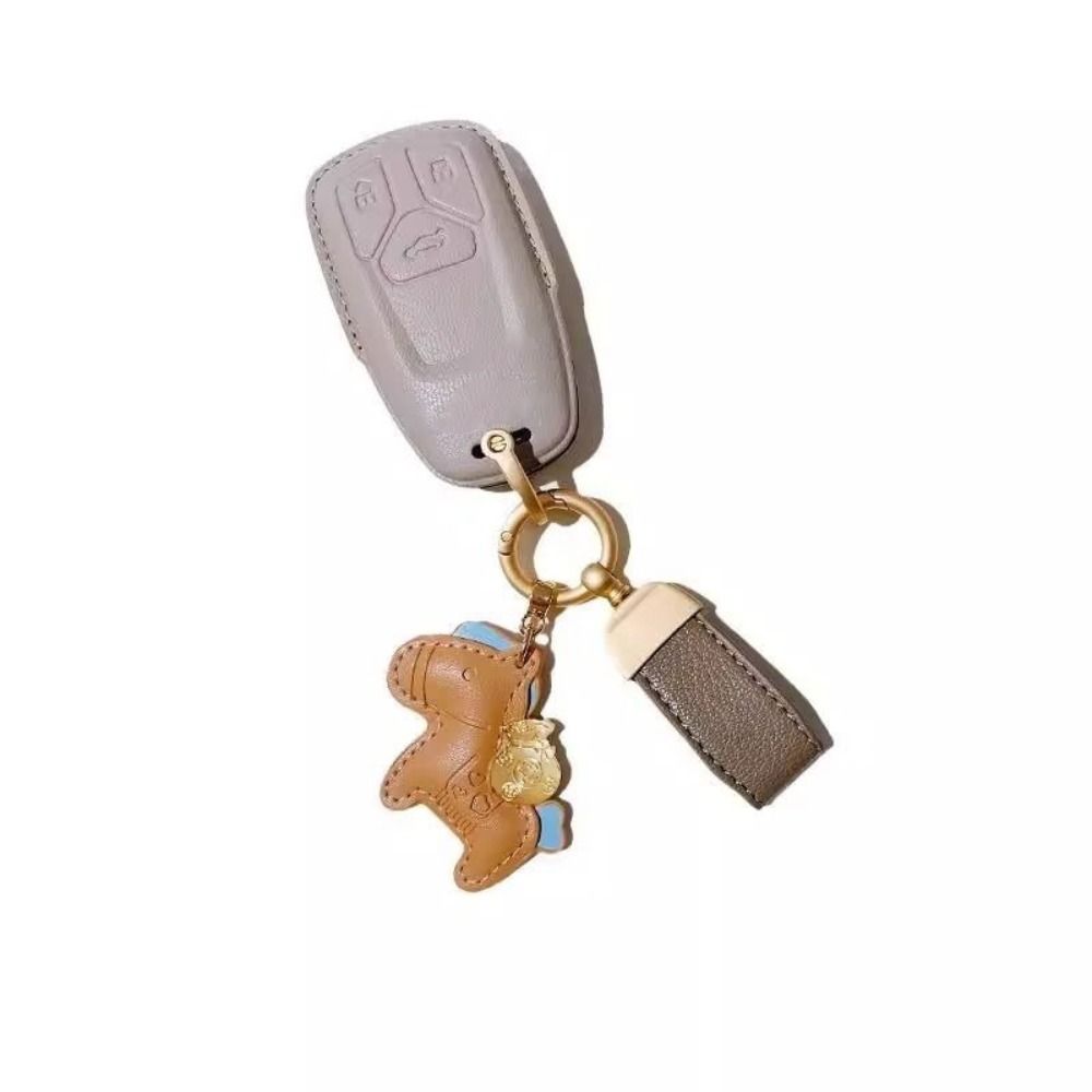 Cartoon Horse Pendant Year of Horse Zodiac Pony Bag Hanging Horse Car Keychain  Year of The Horse