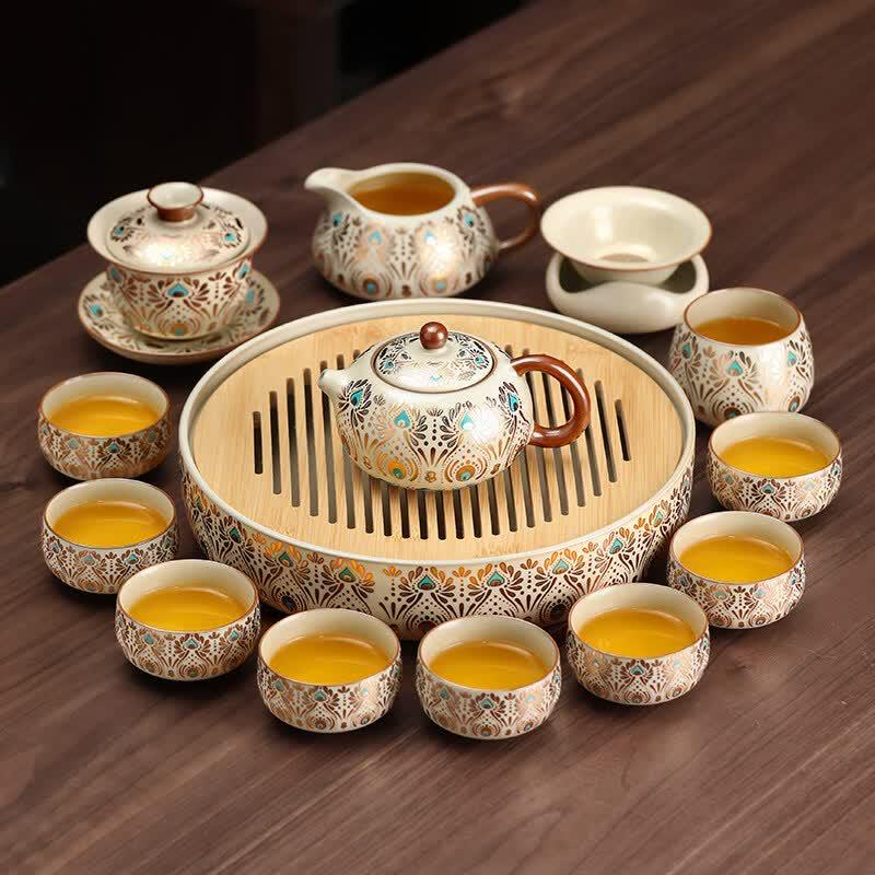 Yulu Ru Kiln Gongfu Tea Set
