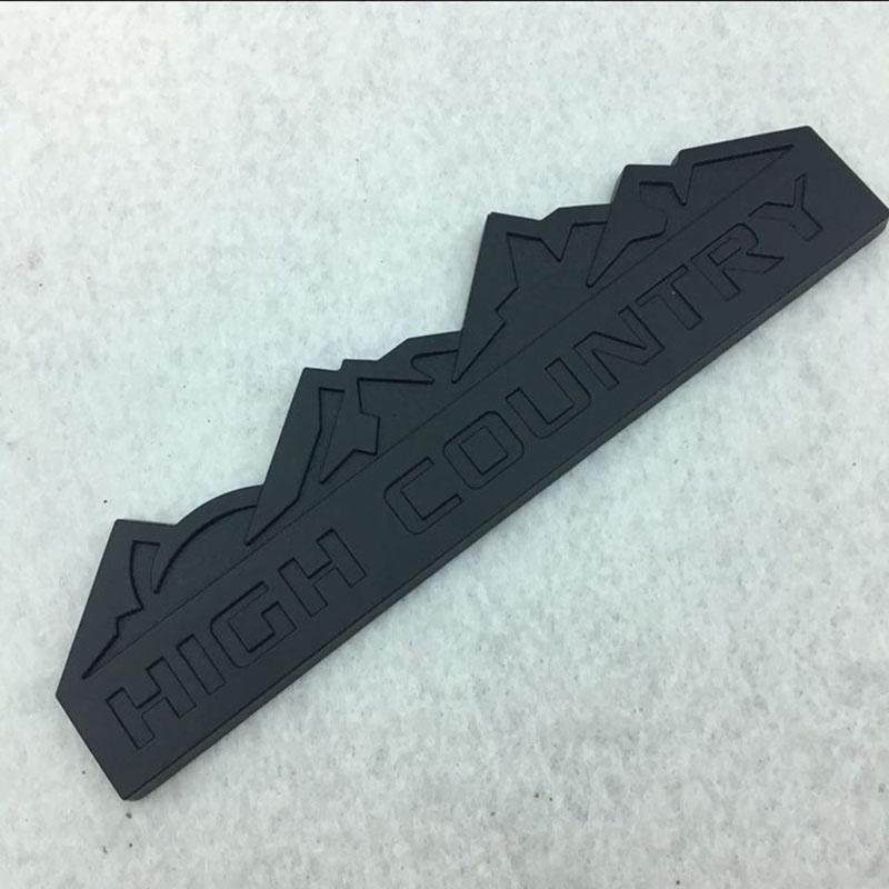 1pcs 3d Metal High Country Car Rear Emblem Badge Sticker For Fit
