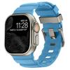 Szilikon szíj Apple Ultra 3 2 1 49MM-hez Sport szíj Iwatch Series 11 10 9 8 SE 3 46mm 45MM 41MM 44MM 42MM-hez Légáteresztő szíj