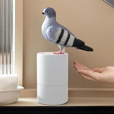Automatic Foaming Soap Dispenser, Cute Pigeon Shape Touchless Induction Soap Dispenser with Refillable Function, Perfect Gift for Kitchen Bathroom Hal