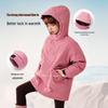 Minibala Unisex Kids' Hooded Long Down Jacket