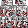 Phone Case for iPhone 17 16 15 Plus Huawei P30 P20 Lite Redmi Note 14 12 11 13 Pro Max OPPO A60 A80 A40 A18 A38 A54 Lovely Mickey Mouse Minnie Cover