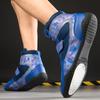 Unisex Boxing Boots High-top Leather Breathable Lightweight Fan Boxing Boots Combat Training Shoe Motorcycle Boots Youth Boxing Shoes