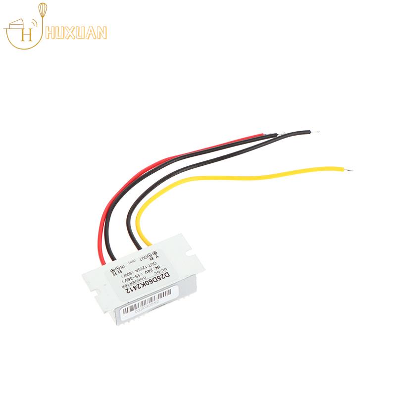 

1Pcs 24V To 12V 5A DC Step Down Buck Converter Voltage Regulator Reducer Module Power Supply For Led Light Car Truck Boat