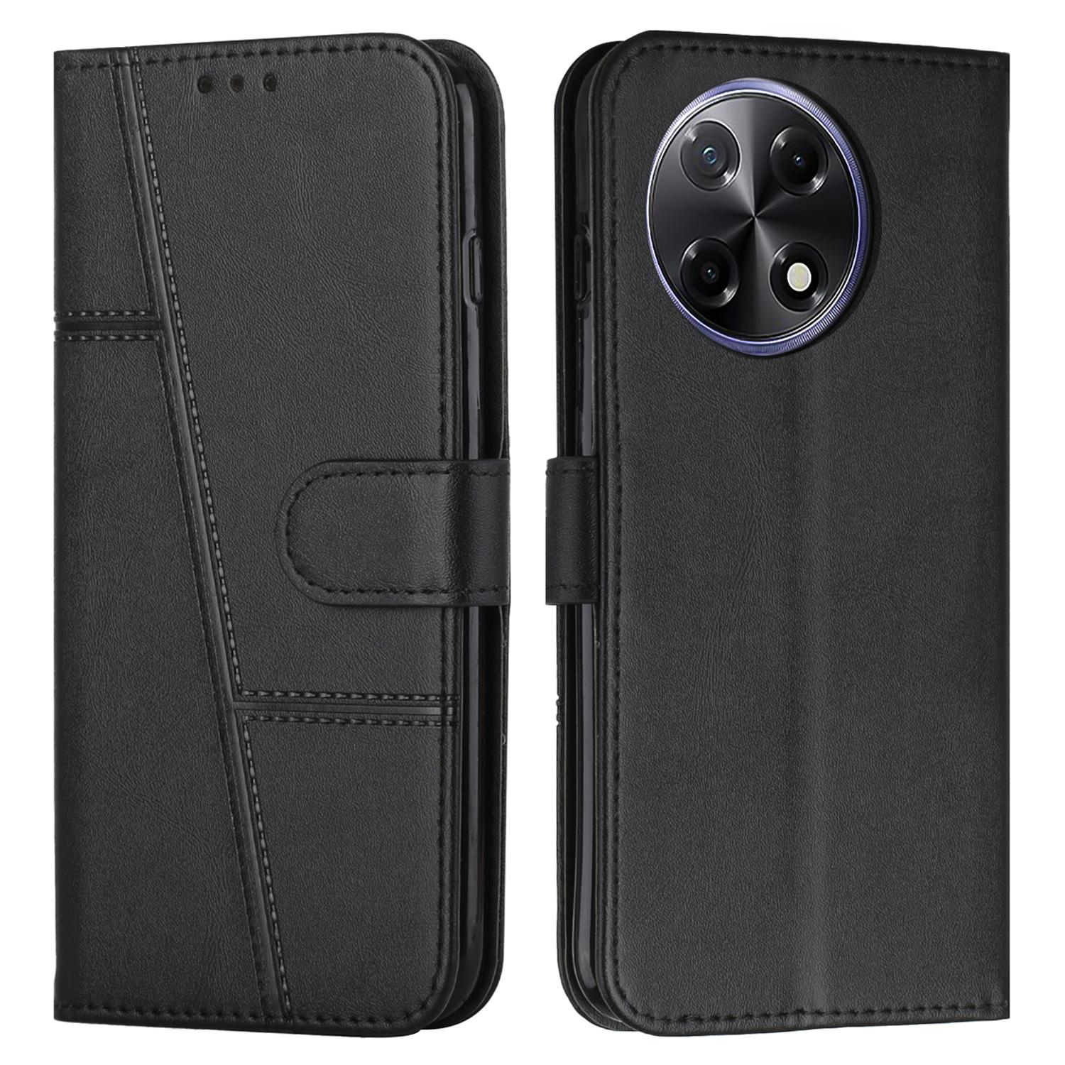 

Чехол-книжка с подставкой из кожи для TECNO Camon 30S 4G/30S Pro 4G A