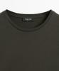 Masimodutti 100% Cotton T-Shirt Shoulder Detail